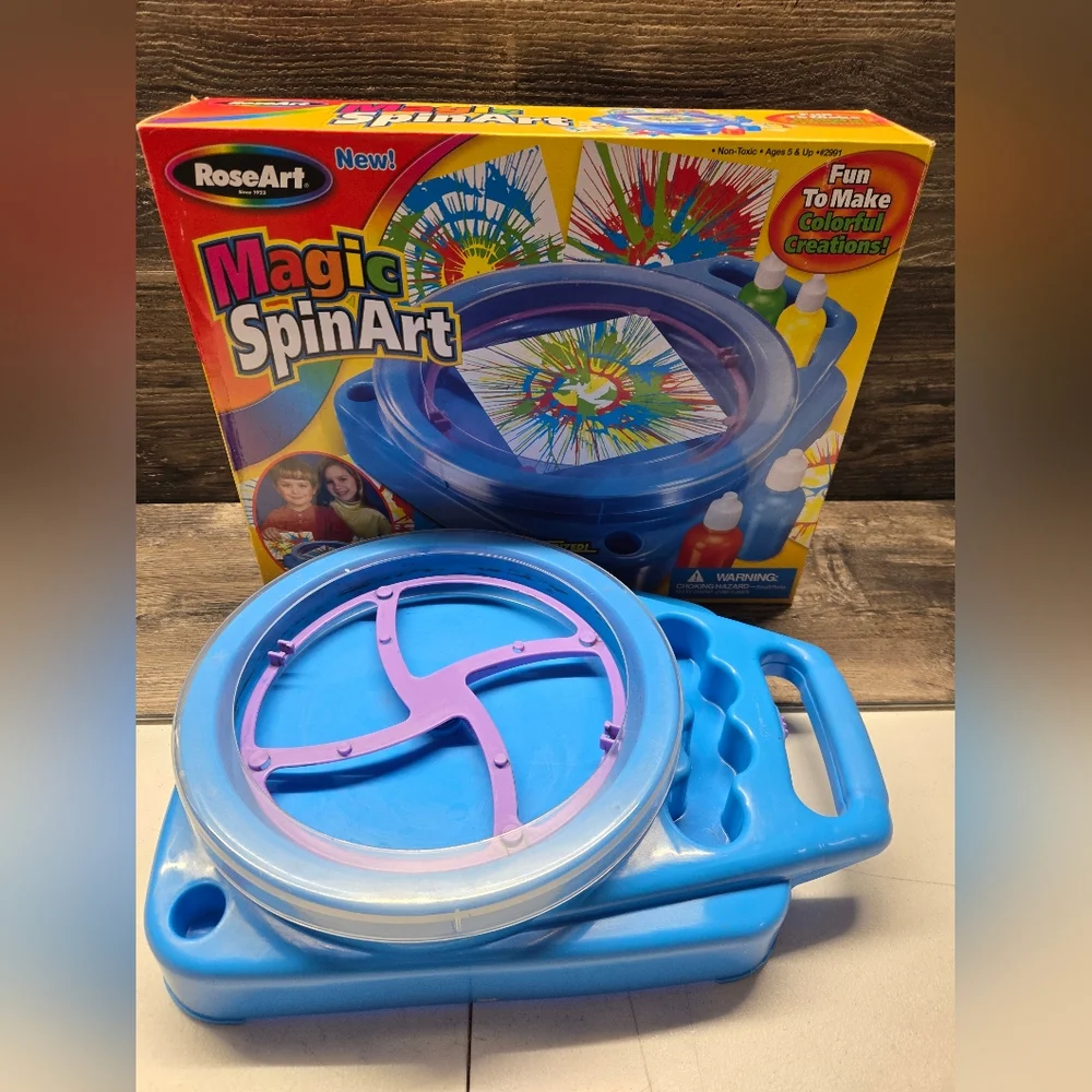 RoseArt Magic Spin‎ Art Craft Kit Motorized Unit Use
